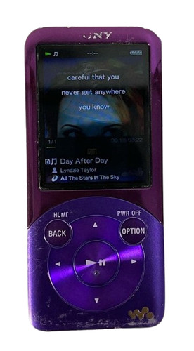 Sony walkman s755 violet - walkman, nw-s755