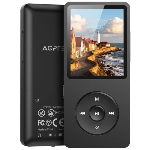 Lettore mp3 64gb - 64gb, nero